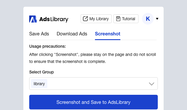 Screenshot Web Pages